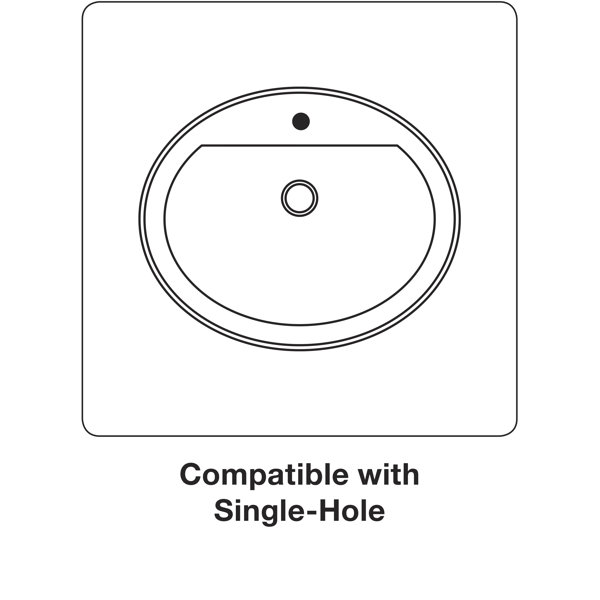 Kohler Elate SingleHandle Bathroom Faucet, One Hole Bathroom Sink